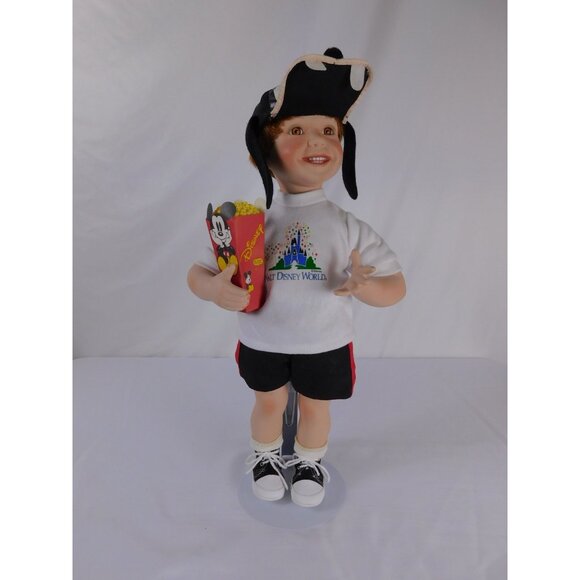 Vintage Disney Ashton-Drake Just Bein' Goofy Porcelain Doll COA Titus Tomescu 20 - Picture 1 of 12
